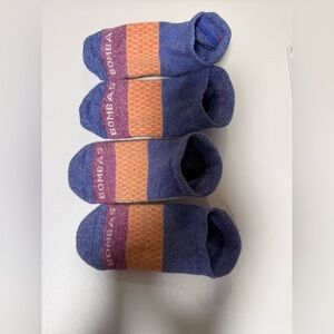 Bombas Vibrant Blue and Orange Socks